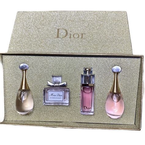 dior gift set with bag|miniature dior perfume gift sets.